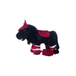 Set d'équitation Cuddle Pony HKM Rouge