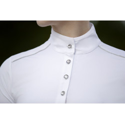Polo de concours Premium HKM Blanc Polo de concours Premium HKM Blanc