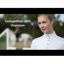 Polo de concours Premium HKM Blanc Polo de concours Premium HKM Blanc
