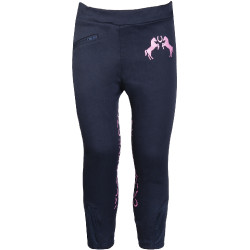 Legging HKM Pink Pony basanes silicone Bleu foncé