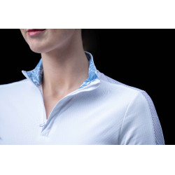 T-shirt fonctionnel Hunter manches longues HKM Blanc