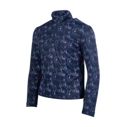 T-shirt technique HKM Bria manches longues Bleu foncé