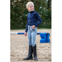 T-shirt techniek HKM Bria lange mouwen Donkerblauw