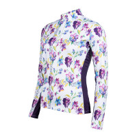 Functioneel T-shirt Lilac Flower HKM Wit / paars Functioneel T-shirt Lilac Flower HKM Wit / paars