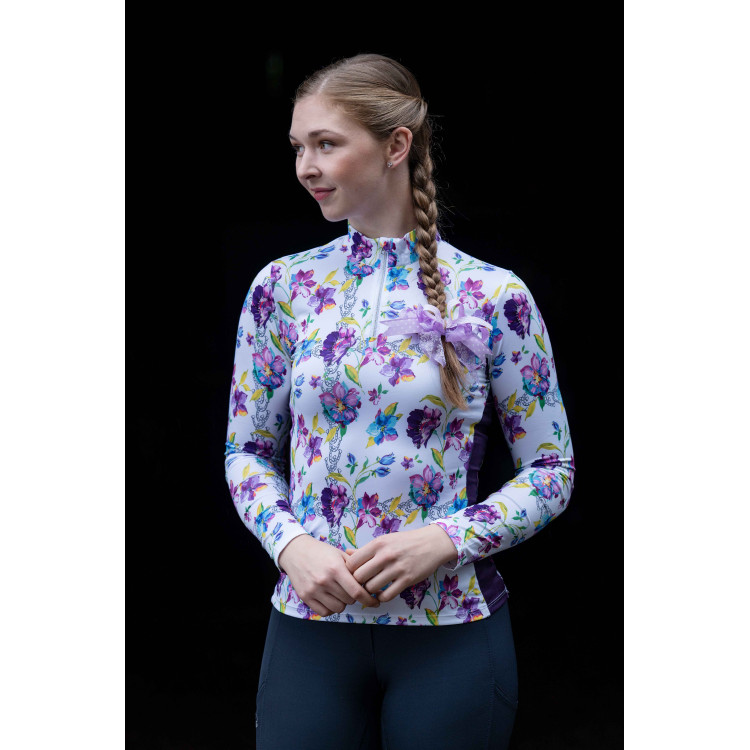 T-shirt fonctionnel Lilac Flower HKM T-shirt fonctionnel Lilac Flower HKM