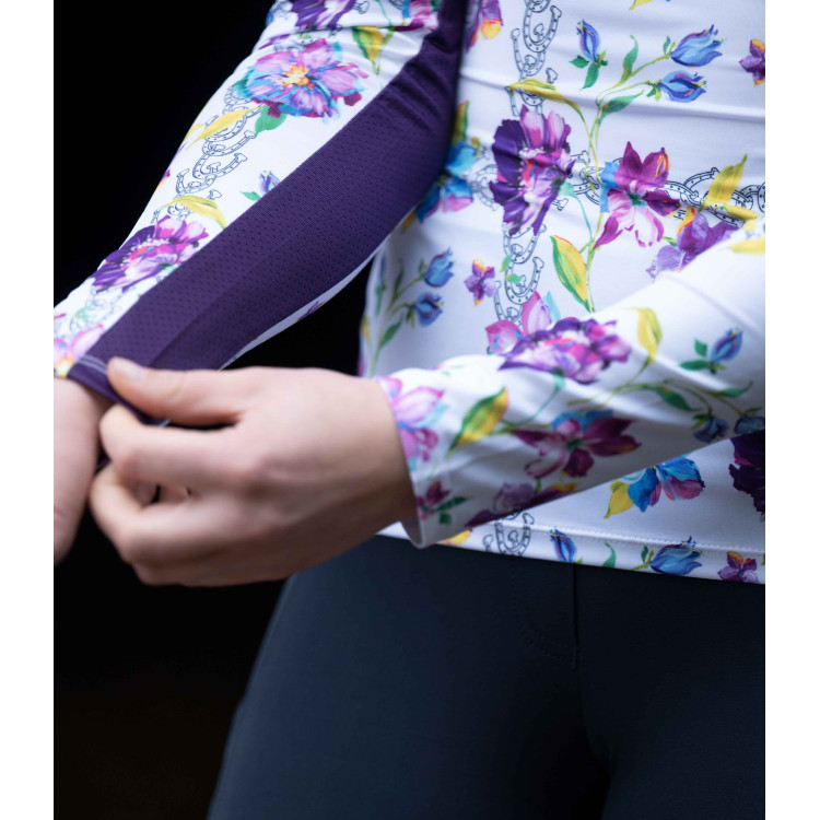 T-shirt fonctionnel Lilac Flower HKM T-shirt fonctionnel Lilac Flower HKM