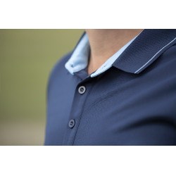 Polo voor heren Classico HKM Donkerblauw