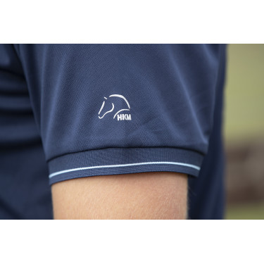 Polo voor heren Classico HKM Donkerblauw
