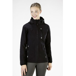 Veste softshell Sport HKM Femme et Enfant Noir