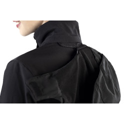 Veste softshell Sport HKM Femme et Enfant Noir