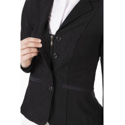 Wedstrijdjasje Mesh Linda HKM Zwart