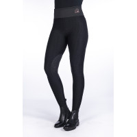 Legging Edinburgh Shape siliconen kniestukken HKM Zwart