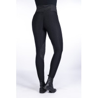Legging Edinburgh Shape siliconen kniestukken HKM Zwart