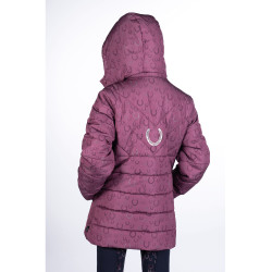 Manteau d'équitation Alva HKM Lilas Bleu