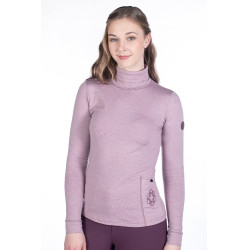 T-shirt lange mouwen coltrui Arctic Bay HKM Mauve Violet