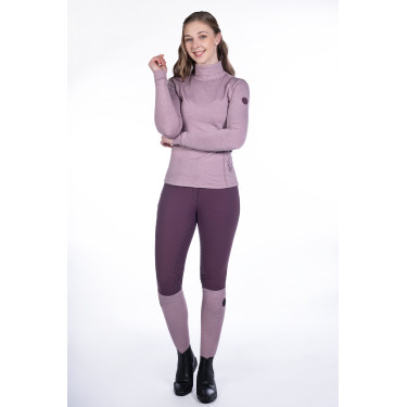 T-shirt lange mouwen coltrui Arctic Bay HKM Mauve Violet