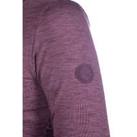 T-shirt lange mouwen coltrui Arctic Bay HKM Donker lila Violet T-shirt lange mouwen coltrui Arctic Bay HKM Donker lila Violet
