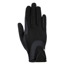 Gants Grip Mesh HKM Noir
