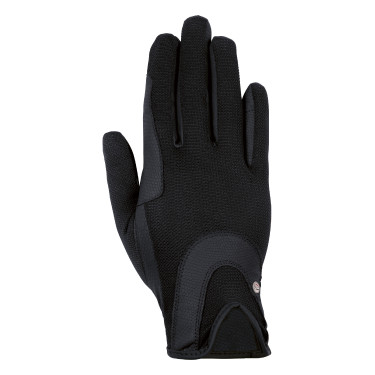 Gants Grip Mesh HKM Noir