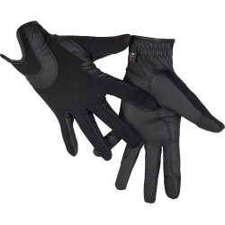 Gants Grip Mesh HKM Noir