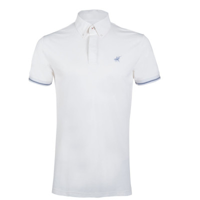 Polo de concours San Lorenzo HKM Blanc
