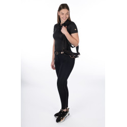 Broek Rosegold Glamour Style volledig zitvlak in siliconen. HKM Zwart / roségoud Broek Rosegold Glamour Style volledig zitvlak in siliconen. HKM Zwart / roségoud