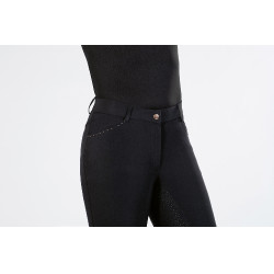 Broek Rosegold Glamour Style volledig zitvlak in siliconen. HKM Zwart / roségoud Broek Rosegold Glamour Style volledig zitvlak in siliconen. HKM Zwart / roségoud