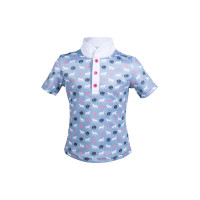 Polo Bria HKM Bleu gris Polo Bria HKM Bleu gris