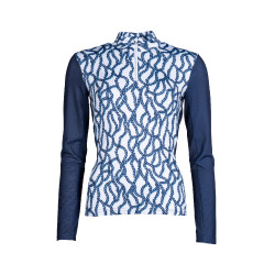 Base layer Chain HKM Blanc / marine