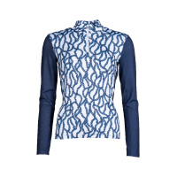 Basislaag Ketting HKM Wit / marineblauw