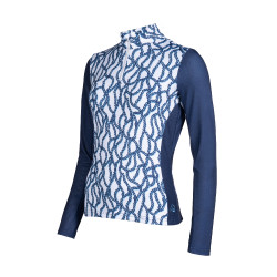 Base layer Chain HKM Blanc / marine