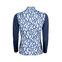 Basislaag Ketting HKM Wit / marineblauw