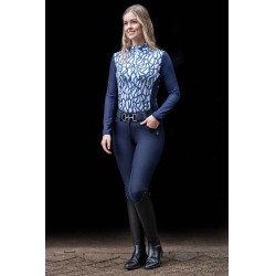 Basislaag Ketting HKM Wit / marineblauw