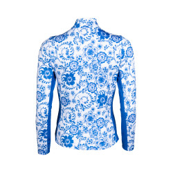 Base layer Blue Flower HKM Blanc / bleu Base layer Blue Flower HKM Blanc / bleu