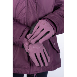 Gants d'hiver HKM enfants Alva Lila Bleu