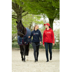 Couverture HKM Derby Bleu foncé Couverture HKM Derby Bleu foncé