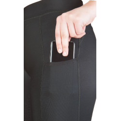 Legging Mesh fond intégral en silicone HKM Noir