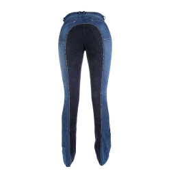 Pantalon Jodhpur Summer Denim HKM Bleu jeans / bleu foncé Pantalon Jodhpur Summer Denim HKM Bleu jeans / bleu foncé