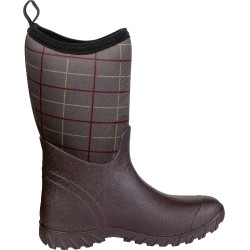 Bottes softoprène Thermo HKM Marron / beige carreaux Bottes softoprène Thermo HKM Marron / beige carreaux