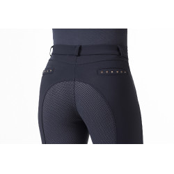 Rosegold Glamour Winterstijl Broek HKM Donkerblauw / roségoud Marineblauw