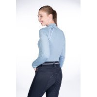 T-shirt technique HKM Bloomsbury manches longues Bleu gris T-shirt technique HKM Bloomsbury manches longues Bleu gris