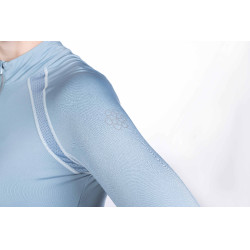 T-shirt technique HKM Bloomsbury manches longues Bleu gris T-shirt technique HKM Bloomsbury manches longues Bleu gris