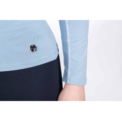 T-shirt technique HKM Bloomsbury manches longues Bleu gris T-shirt technique HKM Bloomsbury manches longues Bleu gris