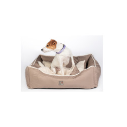Lit pour chien Amitye HKM Taupe Marron