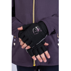 Gants Hobby Horsing HKM Noir / gris