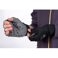 Gants Hobby Horsing HKM Noir / gris Gants Hobby Horsing HKM Noir / gris