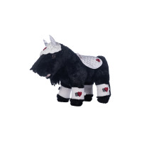 Wedstrijdset Cuddle Pony HKM Wit / rood Wedstrijdset Cuddle Pony HKM Wit / rood
