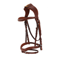 Bride en cuir Amazzone Acavallo Cognac