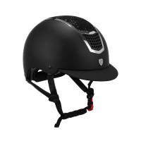 Eclipse-helm met strass Equestro Zwart / zilver