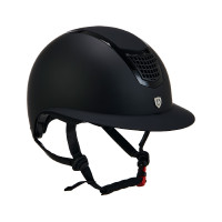 Ultralichte helm van stevig mat kunststof met brede vizier (3 vullingen) Eclipse Equestro Zwart / zwart Ultralichte helm van stevig mat kunststof met brede vizier (3 vullingen) Eclipse Equestro Zwart / zwart
